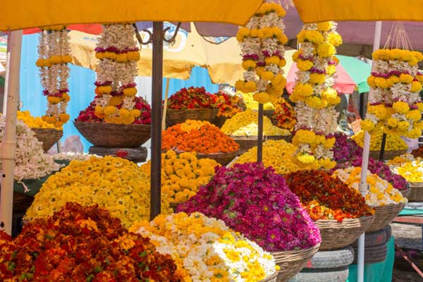 Flower sell increasing after inauguration of jagannath dham in digha