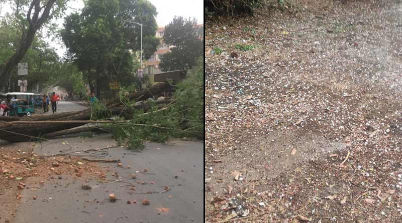 Kalbaisakhi with storm and rain in some parts of South Bengal, temperature dips |Sangbad Pratidin