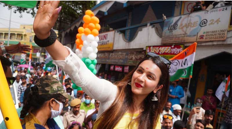 WB Assembly Poll: BJP makes a video viral on TMC candidate Koushani Mukherjee's controversial statement | Sangbad Pratidin