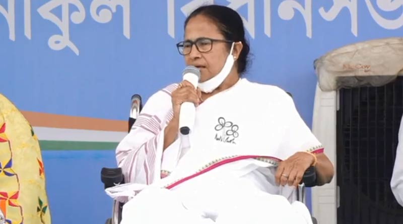 WB Elections 2021 : TMC candidate Mamata Banerjee slams Modi | Sangbad Pratidin