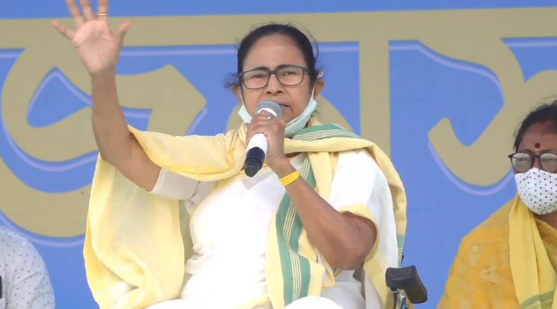 WB Polls 2021: My leg is much better now, Mamata Banerjee says in Dhupguri | Sangbad Pratidin