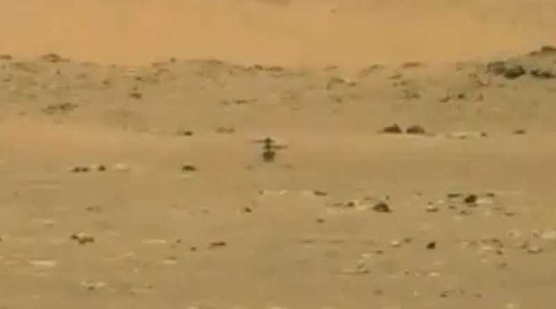 NASA releases audio clip of Mars helicopter humming into Martian air | Sangbad Pratidin