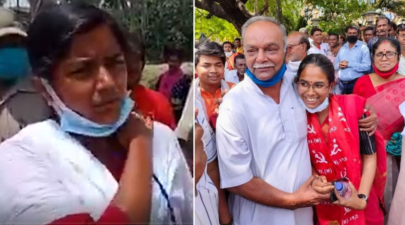 Aishi Ghosh, CPM candidate from Jamuria is preparing herself for WB Assembly election inspired by Minakshi Mukherjee at Nandigram |SangbadPratidin