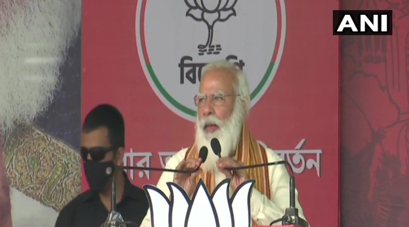 WB Polls: Didi has never said to have peaceful elections, claims PM Modi | Sangbad Pratidin