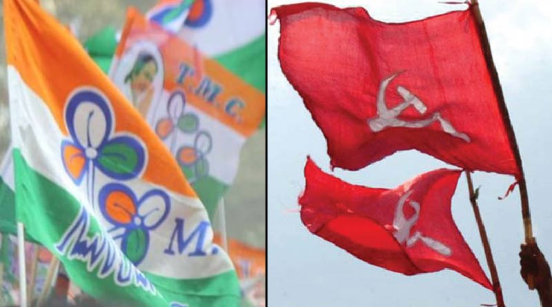 WB Elections : Clash broke out between TMC and CPM worker in Murshidabad area | Sangbad Pratidin