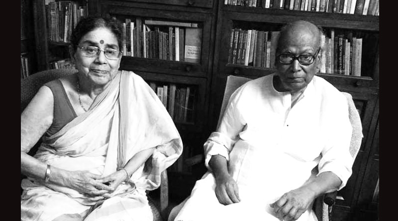 Wife of poet Sankha Ghosh died due to COVID-19 just after 8 days of his death | Sangbad Pratidin