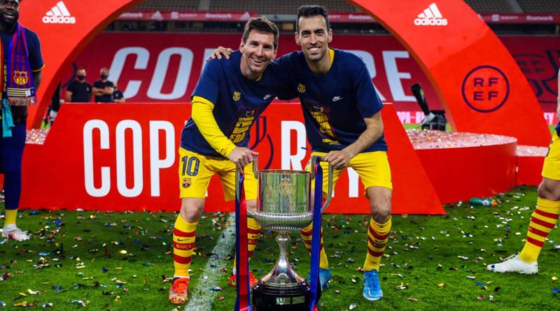 Lionel Messi scores twice as Barcelona wins Copa del Rey | Sangbad Pratidin