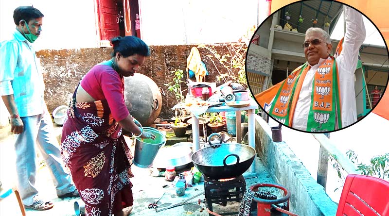 Malbazar woman heartsick as BJP leader Dilip Ghosh couldn't taste her cooked food | Sangbad Pratidin