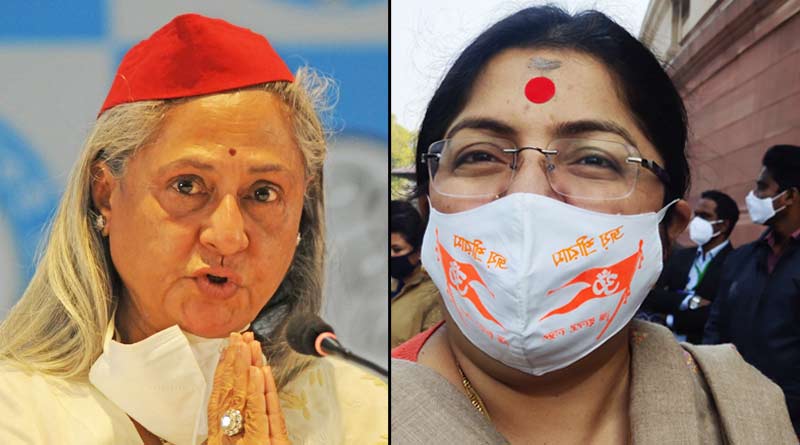 WB Polls 2021: BJP Candidate Locket Chatterjee's comment on Jaya Bachchan's campaign in West Bengal | Sangbad Pratidin