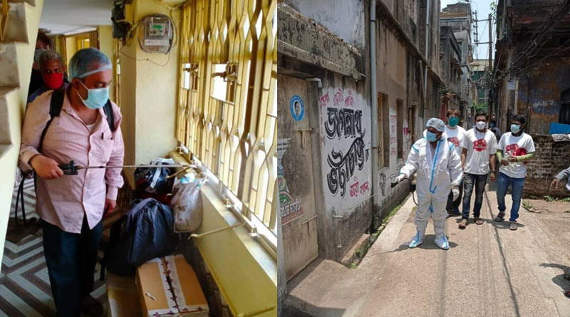 Coronavirus: Group of youth in Howrah helping locals in this pandemic | Sangbad Pratidin