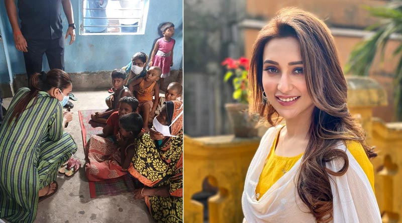 TMC MP Mimi Chakraborty visted Cyclone Yaas affected areas | Sangbad Pratidin