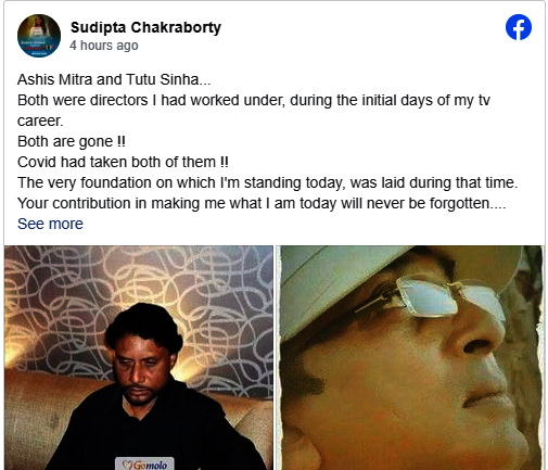 Sudipta Chakraborty FB post