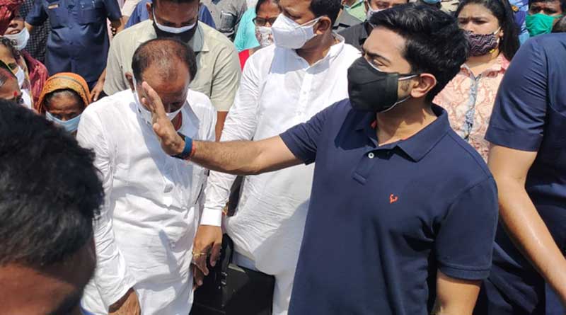 Cylcone Yass: TMC leader Abhishek Banerjee visits Medinipur | Sangbad Pratidin