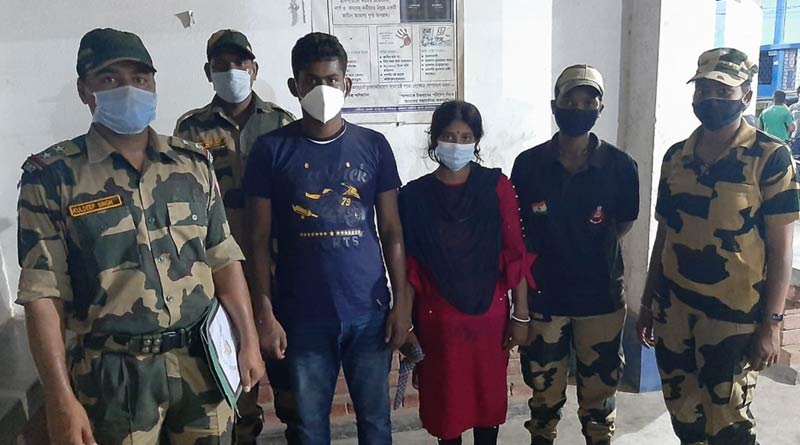 Nadia youth crosses over to the Bangladesh border for love, arrested with wife | Sangbad Pratidin