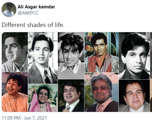 Here is how Dilip Kumar's Fan reacted After Saira Banu shared legendary actors hospital pic