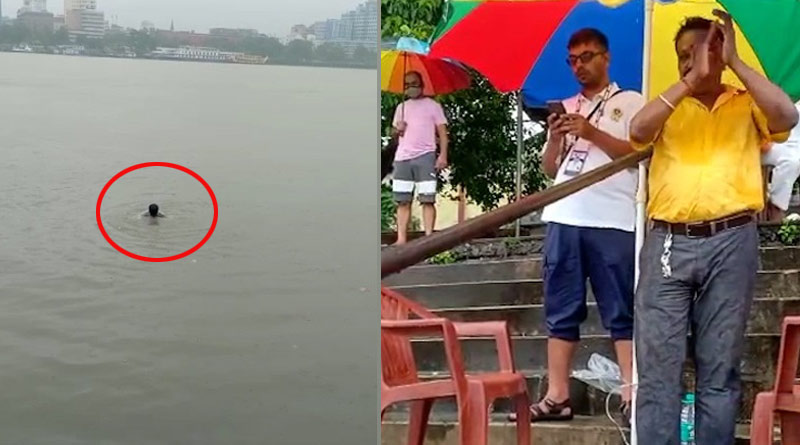 OMG! Youth from Howrah makes new record by drawining into the Ganga 11,500 times | Sangbad Pratidin