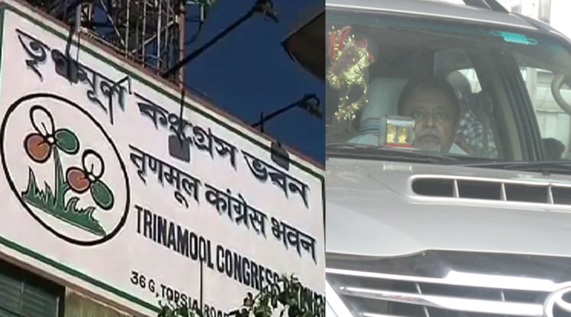 BJP's Mukul Roy at Trinamool Bhavan, meeting underway | Sangbad Pratidin