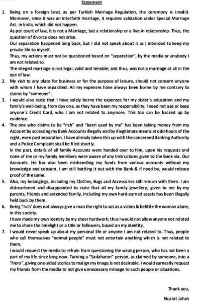 Nusrat-Statement