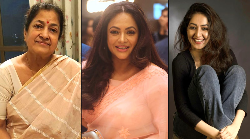 Sreelekha Mitra casted aunt Tapati Das and actress Amrita Amrita Chattopadhyay aa mother daughter | Sangbad Pratidin