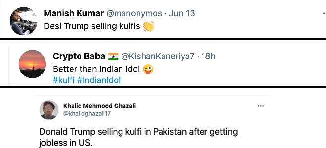 Donald Trump's lookalike selling kulfi in Pakistan with soulful baritone
