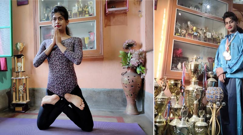 Raniganj student creates record in Yoga, named in India book of records | Sangbad Pratidin