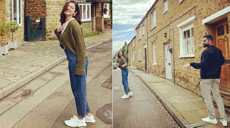 Bollywood Actress Anushka Sharma obliges fanboy Virat Kohli with pics | Sangbad Pratidin