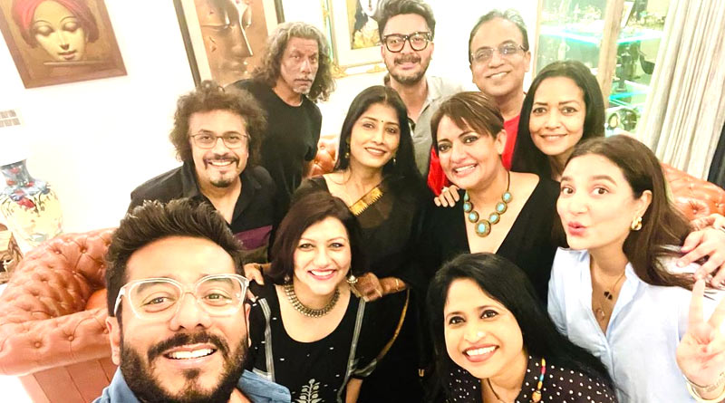 Get together of Bengali celebs in Pandemic situation | Sangbad Pratidin
