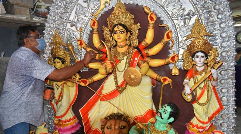 Durga Idol is going to Germany amid Corona Pandemic | Sangbad Pratidin