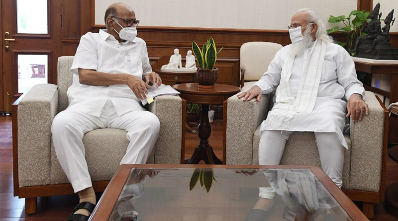 Sharad Pawar meets PM Modi, flags Amit Shah's new ministry | Sangbad Pratidin