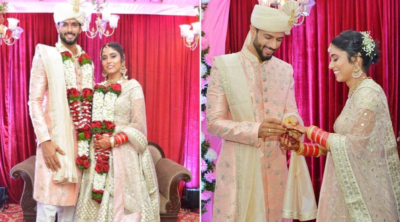 Indian cricketer Shivam Dube Marries Girlfriend Anjum Khan In Private Wedding | Sangbad Pratidin