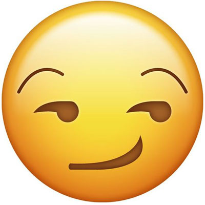 Smirking emoji Meaning