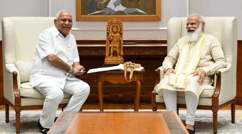 Hemmed in, Yediyurappa faces exit, calls meeting of MLAs July 26 | Sangbad Pratidin