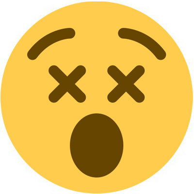 dizzy-face-emoji Meaning