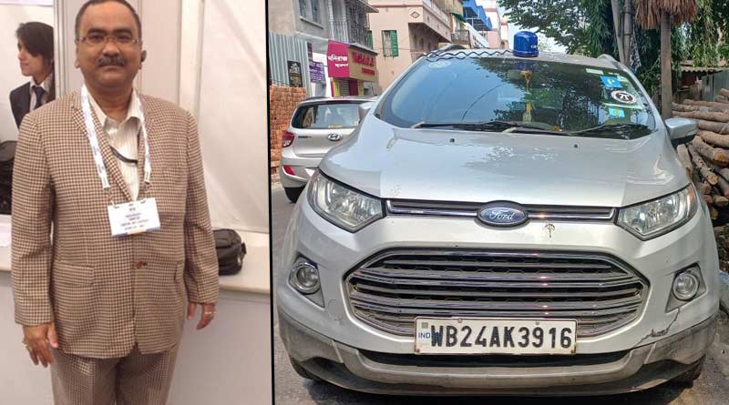 Gariahat PS arrested 'fake' officer with blue beacon car | Sangbad Pratidin