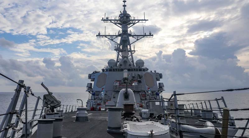 Chinese military ‘chased away’ US warship in South China Sea | Sangbad Pratidin