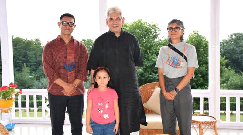 Here is why Aamir Khan and Kiran Rao met Jammu and Kashmir Lieutenant Governor | Sangbad Pratidin