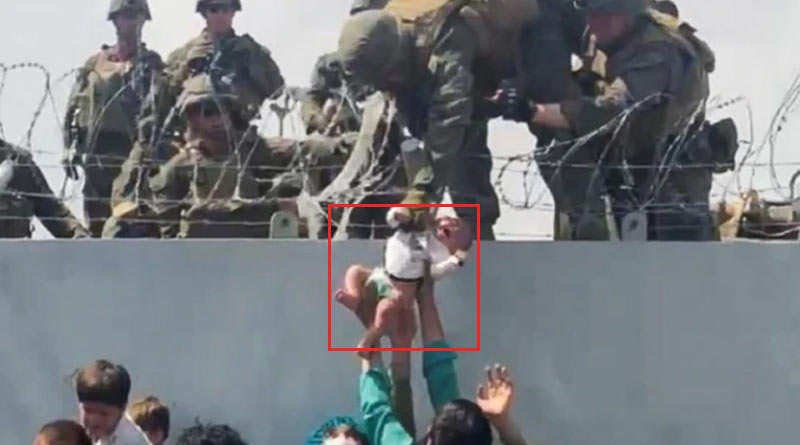 Afghan baby, handed over to US troops at Kabul airport, reunites with father, confirms US Marine | Sangbad Pratidin