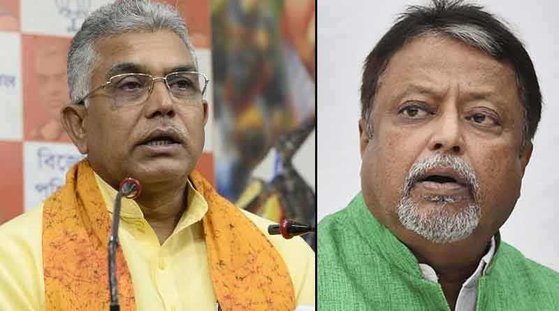 BJP State President Dilip Ghosh attacks Mukul Roy । Sangbad Pratidin