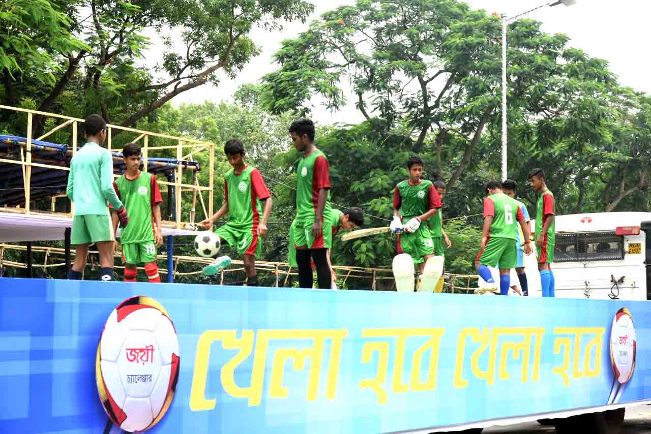 Independence Day parade preparation in Bengal