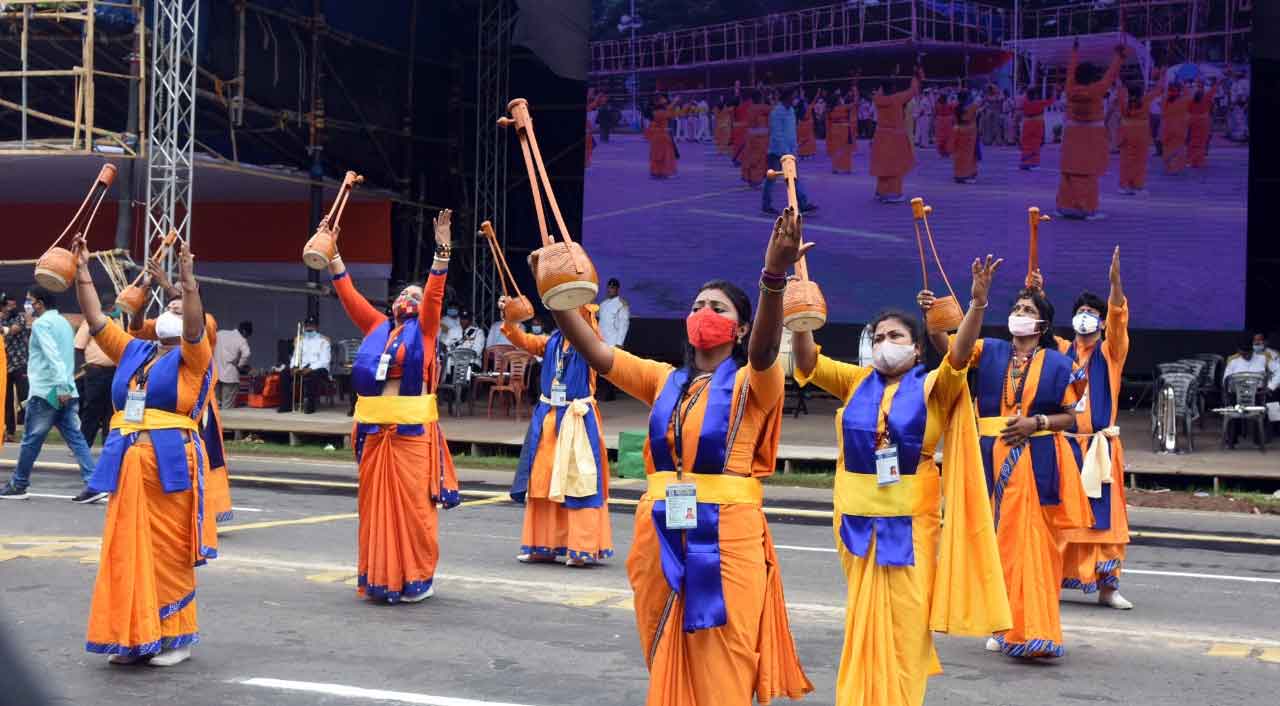 Independence Day parade preparation in Bengal