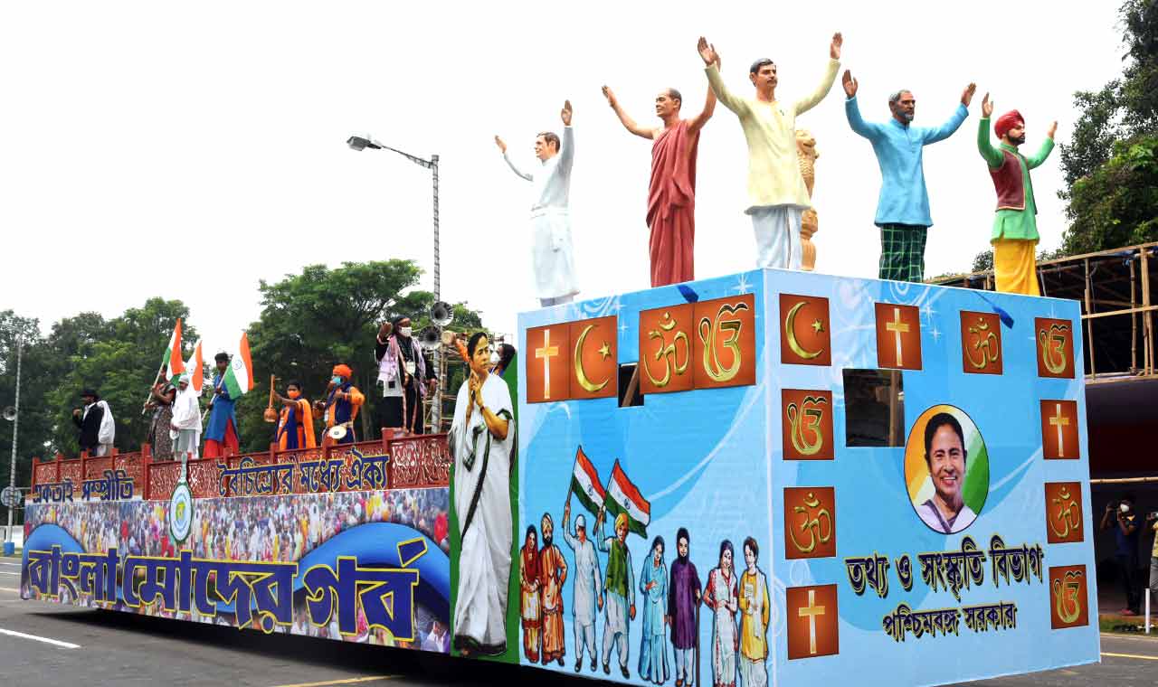 Independence Day parade preparation in Bengal