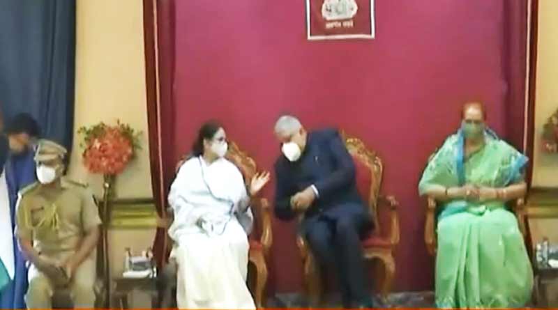 75th Independence Day: Bengal CM Mamata Banerjee attends Rajbhaban's programme at the evening | Sangbad Pratidin