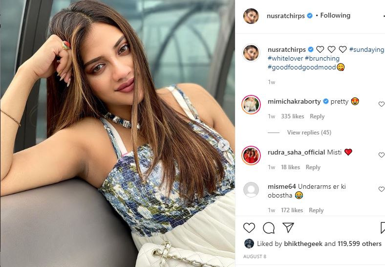 Nusrta Jahan Instagram