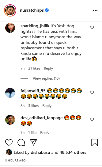  Nusrat Jahan trolled for Friendship Day post
