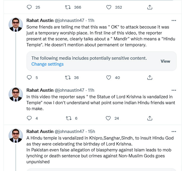 Rahat John Austin tweet
