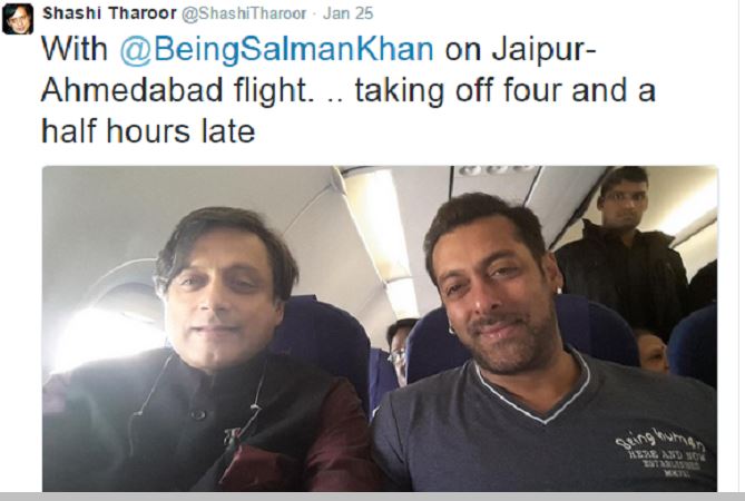 Shashi Tharoor Salman Khan