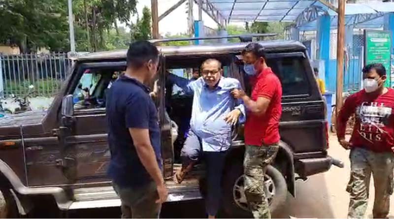 Arrested Former West Bengal minister Shyama Prasad Mukherjee is in hospital | Sangbad Pratidin