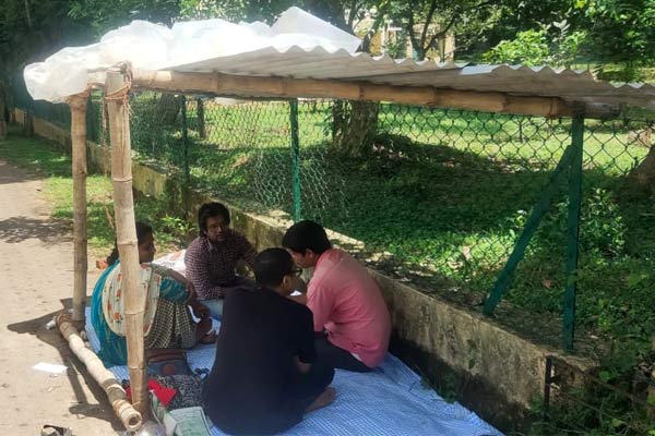 Visva Bharati Student protest 