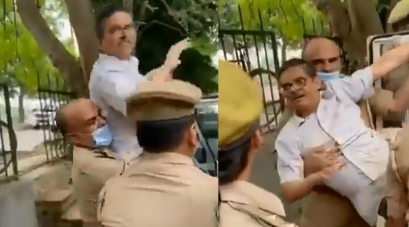 Ex-IPS officer Amitabh Thakur arrested in Uttar Pradesh। Sangbad Pratidin