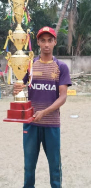 Crippled by corona budding cricketer from Basirhat begs for govt aid